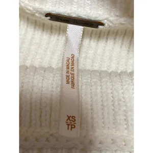 Free People Easy Street White Mock Neck Long Sleeve Crop Pullover Sweater Top XS thumbnail 3