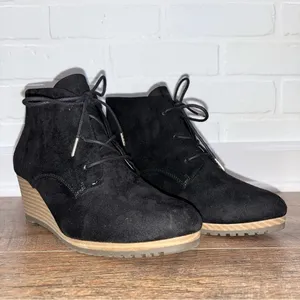 Dr. Scholls Ceelia Black Chukka Wedge Booties thumbnail 6