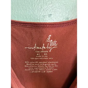 Intimately Free People Seamless bodycon Burnt Orange Stretch Dress M/L thumbnail 3