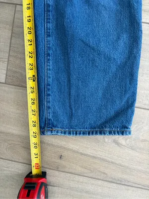 Levi’s ‘94 Baggy Mid Rise Wide Leg Medium Wash Blue Denim Casual Jeans 27 thumbnail 9