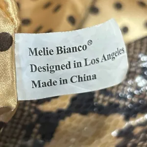 MELIE BIANCO CHIC Snakeskin Tote Bag-really cute-bow on front thumbnail 8