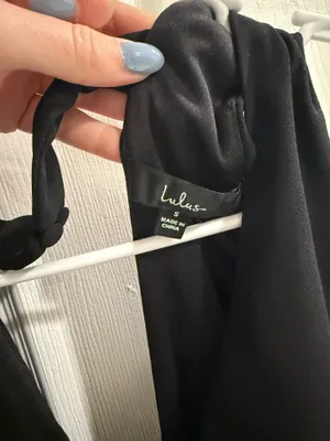 Black Bridesmaid Dress Lulus thumbnail 6