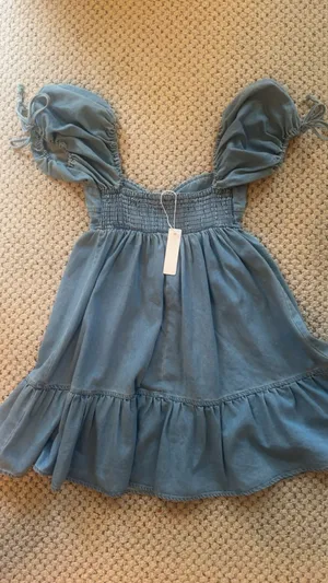 NWT I Just Have To Have It Denim Mini Dress thumbnail 3