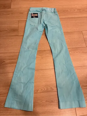 NWT Cone Denim Women’s S Gene Carnival Flare Bootcut Jean Bright Blue Size 24 thumbnail 7