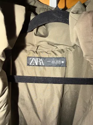 ZARA Green Parka Coat thumbnail 2