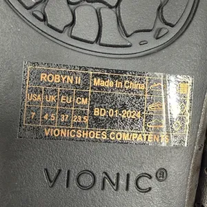 Vionic Robyn Pewter Metallic Perforated Leather Ballet Flats Orthaheel 7M thumbnail 10