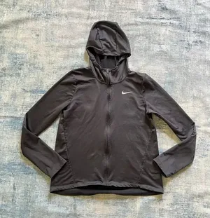 Nike Black Zonal Cooling Relay Running Hoodie Women's Medium thumbnail 1