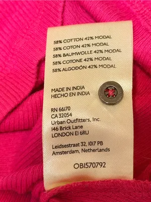 Pilcro baby polo Tee, short sleeve, ribbed, fuchsia pink, sz XS thumbnail 9