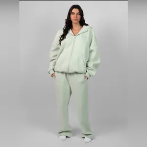 COMFRT Mint Zip-Up Hoodie Unisex thumbnail 3