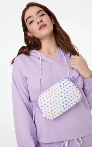 Roller Rabbit NWT Disco Hearts Belt Bag thumbnail 1