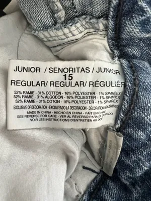 L.E.I. Junior Denim Distressed Ladies Jeans Shorts thumbnail 5