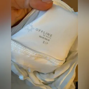 Offline by Aerie White Pleated Active Dress thumbnail 6