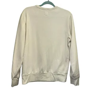 Gap Logo Sweatshirt Small Stone‎ Cream Crewneck Graphic Pullover Athleisure thumbnail 2