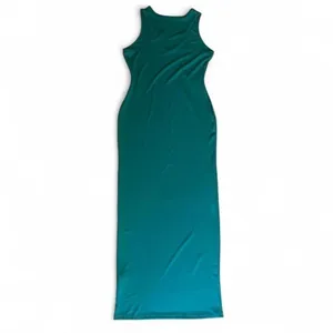 LG Green Maxi Ribbed Midi Dress Minimal Old Money Elevated Polished Quiet Luxury thumbnail 2