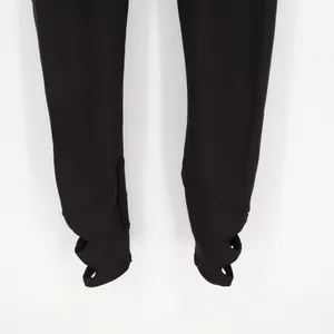 Old Navy Active PowerSoft High Rise Go Dry Leggings Black‎ Size L Stirrup Detail thumbnail 6