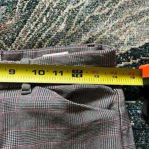GAP Gray Signature Skinny Ankle Pants Checkered Red and Black SZ 6 High-Rise thumbnail 11