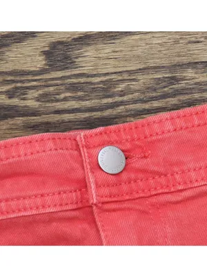 NWT Universal Thread High-Rise Sailor Denim Jean Shorts 93070841 Red 16 thumbnail 6