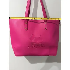 Agatha Paris Scotty Pink Handbag Purse J‎ thumbnail 8