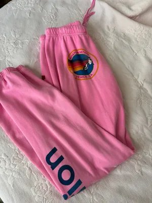 Pink Aviator Nation Sweatpants thumbnail 5