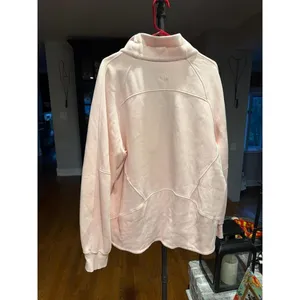 lululemon Scuba Oversized Funnel-Neck Half Zip pink milkshake XL-XXL thumbnail 5