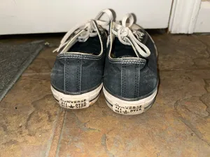 Black Low Top Converse Sneakers thumbnail 4