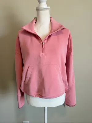 NWT Lululemon Brushed Softstreme Half Zip size 10 thumbnail 2