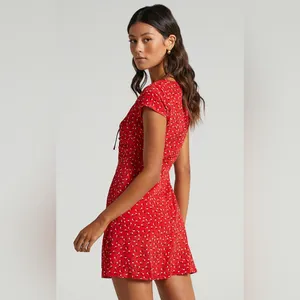 Showpo Secret Cure Dress in Red Size 4 New with tag thumbnail 2