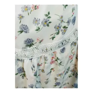 New Connection Floral‎ Cutout Mini Dress White Multi Tiered Lace Trim Large NWT thumbnail 9