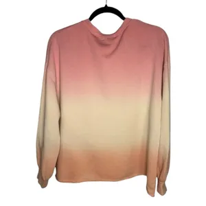 Rails Reeves Pink Peach dip‎ dye sweatshirt NWT Size Small thumbnail 8