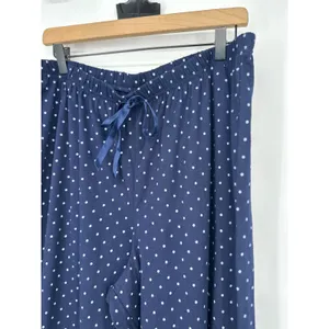 Croft & Barrow‎ Pajama Set Womens XL Navy Blue Polka Dot Tank Pants Sleepwear thumbnail 6