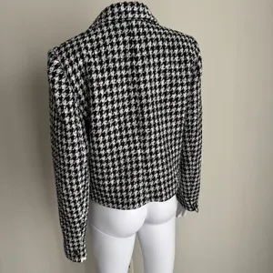 Anthropologie Maison D’ Amelie Made In Paris Houndstooth Twee Jacket thumbnail 4