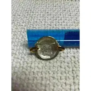 Vintage‎ 2000 Earth brooch Gold thumbnail 2