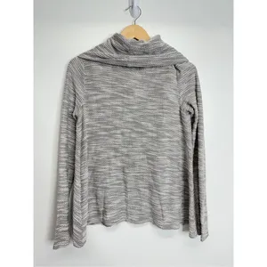 Abercrombie & Fitch Cowl Neck‎ Sweater Womens Medium Gray thumbnail 2