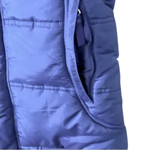 Burton DryRide Fur Trim Snowboard Puffer Vest Purple Small Y2K thumbnail 6