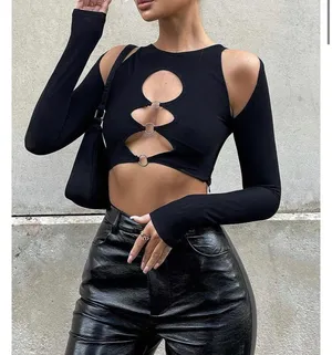 Cutout Crop Top thumbnail 1