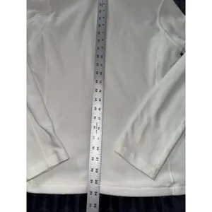 Patagonia Women's‎ Fleece Pullover White 1/4 Zip Lightweight Embroidered Sz M thumbnail 10