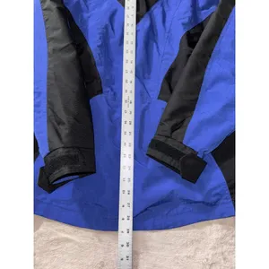 Vintage The North Face Women's Blue Black Hooded Ski Jacket Size 12 Waterproof thumbnail 10