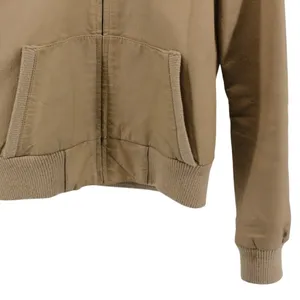 Vintage Y2K Buckle Tan Leather Hooded Granola Girl Moto‎ Jacket Size M thumbnail 4