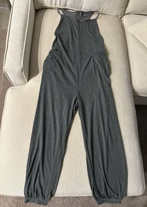 Grey Jumpsuit Gray Size L thumbnail 1
