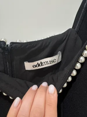 Oddmuse The Ultimate Muse Pearl Dress Black Size XS thumbnail 4