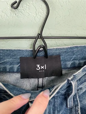 3x1 Joy Snap Away Jean Size 26 Riva Medium Wash Button Snaps Wide Leg thumbnail 3
