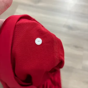 Lululemon Fast and Free Reflective High-Rise Short 3" Dark Red Women Size 10 thumbnail 2