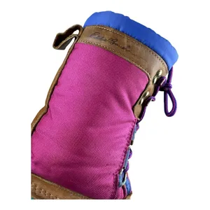 90s Vintage Eddie Bauer Duck Boots Womens 6 Colorblock Teal Magenta Blue Rare thumbnail 3