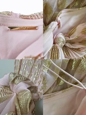 Alexis Maryana Maxi Dress Gown S/M/L Murex Pink Blush Gold Vacation S thumbnail 5