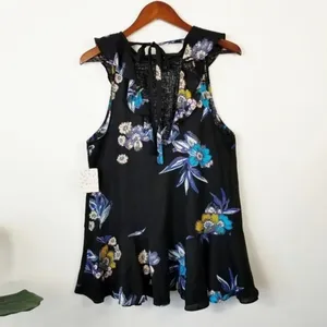 FREE PEOPLE‎ Summer In Tulum Floral Tunic S thumbnail 10