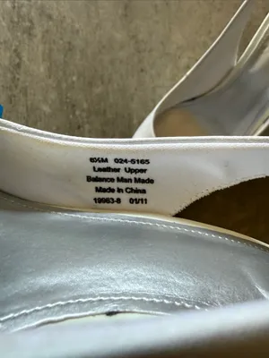 East 5th Women's White Peep-Toe Slingback Heels thumbnail 2