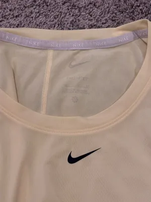 Nike Dri-Fit Cropped Yellow Tee  thumbnail 5