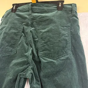 GAP 14 34X32 Tall 90s Straight High Rise Corduroy Pants Essex Green Retro Preppy thumbnail 4