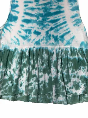 Free People We the Free Tie Dye Sleeveless Cotton Top Womans M thumbnail 4