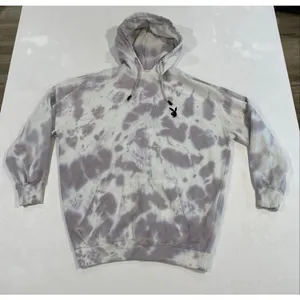 Playboy Missguided Tie Dye Hoodie Women Oversized Bunny Logo Pullover thumbnail 1